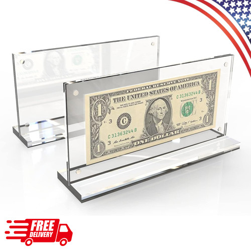 2pack acrylic dollar bill - dollar,